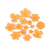 Frosted Acrylic Bead Caps KY-Q004-08D-2
