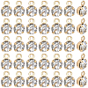 50Pcs Brass Pendants KK-BBC0025-91B-7