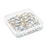 52Pcs 2 Colors UV Plating Acrylic Charms PACR-FS0001-11-7