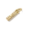 Brass Charms KK-H493-01G-11-2