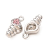 Alloy Rhinestone Pendants RB-CBAA597-01P-4