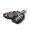 Perfect Printed Acrylic Pendants OACR-G018-01A-2