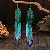 Bohemian Style Tassel Dangle Earrings SH4455-1