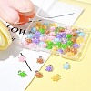 60Pcs 6 Colors Luminous Resin Cabochons RESI-FS0001-95-9