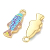 Printed Brass Pendants KK-CBAF9BC-19G-07-2
