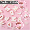 52Pcs 26 Styles Opaque Acrylic European Beads OACR-SP0002-37-6