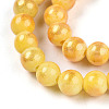 Natural Mashan Jade Beads Strands G-A255-A01-04D-3