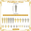 24Pcs 8 Styles 304 Stainless Steel Pendants STAS-FS0002-25B-3