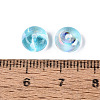 Baking Paint Electroplate Transparent Glass Beads EGLA-Q141-01B-A08-3