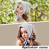 Flower Decor Lace Triangle Bandanas OHAR-WH20005-08A-5