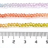 Transparent Painted Glass Beads Strands X1-DGLA-A034-T2mm-A12-3