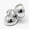 Anti-Tarnish Rhodium Plated 925 Sterling Silver Magnetic Clasps STER-A102-011P-6mm-2