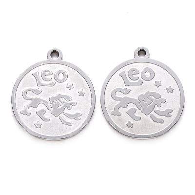 Non-Tarnish 201 Stainless Steel Pendants STAS-R106-07-1