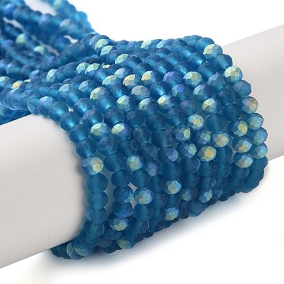 Imitation Jade Glass Beads Strands EGLA-YW0003-19A-23-1