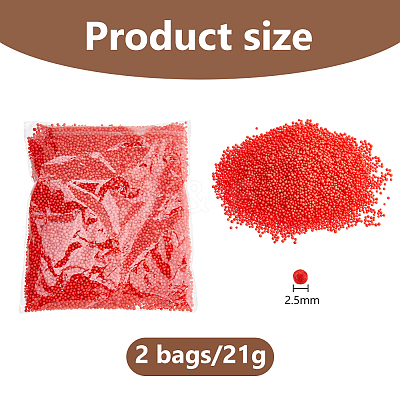 2 Bags 21G Small Craft Foam Balls KY-DC0001-45A-1