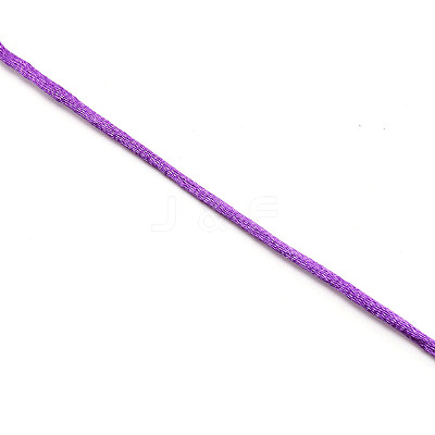 Polyester Satin Rattail Cord LS-OCOR-WH0066-43M-1