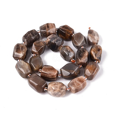Natural Sunstone Beads Strands G-N362-07A-05-1