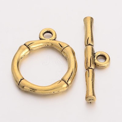 Alloy Toggle Clasps X-EA9143Y-NFG-1