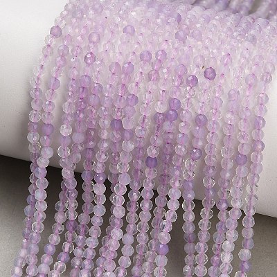 Natural Lavender Amethyst Beads Strands GG-CBA4399-A06-02-1
