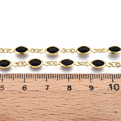 Brass Oval Link Chains CHC-N023-04D-G-1
