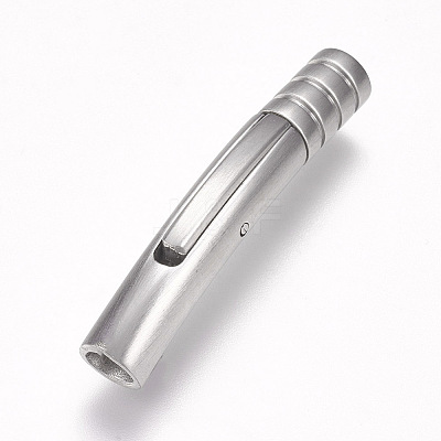 304 Stainless Steel Bayonet Clasps STAS-O114-051A-MP-1