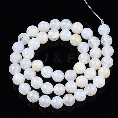 Natural Crackle Agate Beads Strands G-S359-240B-1-1