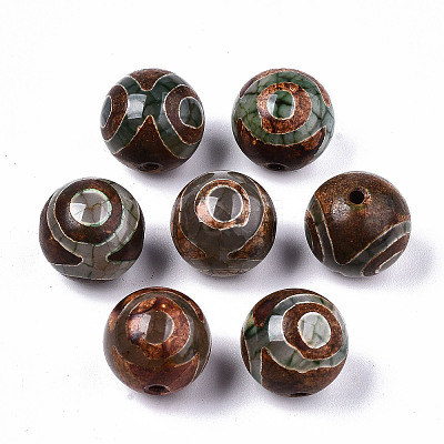 Tibetan Style dZi Beads TDZI-N001-004-1