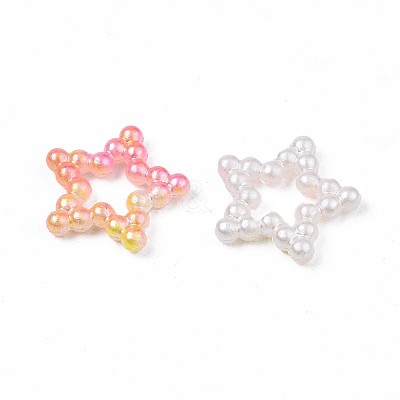 Spray Paint ABS Plastic Cabochons KY-S169-01E-1