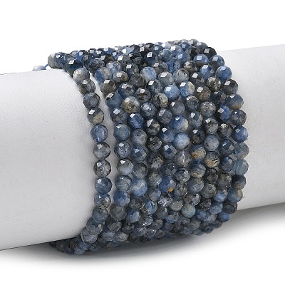 Natural Kyanite/Cyanite/Disthene Beads Strands G-L651-C02-4mm-1
