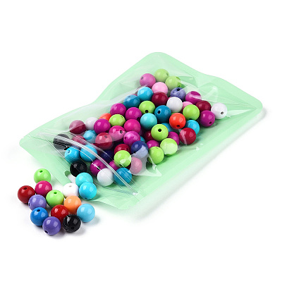 Macaron Color Plastic Yin-yang Resealable Bags OPP-N001-01B-03-1