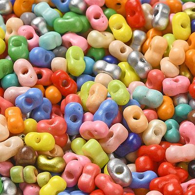 Baking Paint Glass Seed Beads SEED-K009-01A-01-1