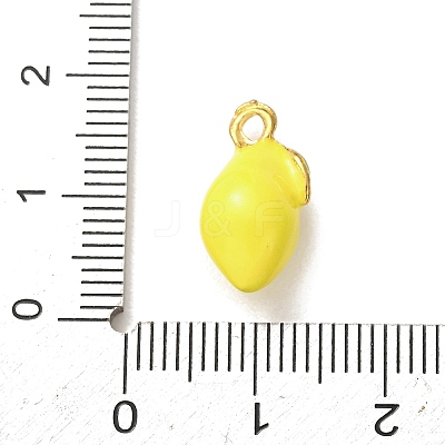 Alloy Enamel Pendants AL-CBA24A7-01G-09-1
