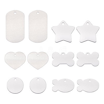 Aluminum Big Pendants ALUM-BC0001-49-1