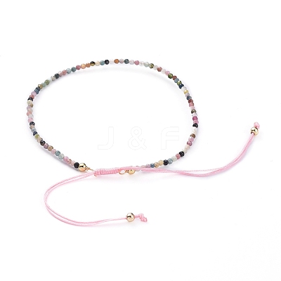 Braided Bead Bracelets BJEW-JB04917-05-1