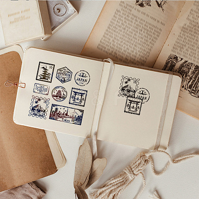 Summer Theme PVC Plastic Clear Stamps DIY-WH0631-0328-1