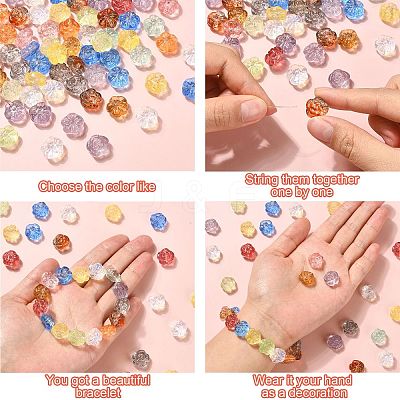 100Pcs Handmade Lampwork Beads LAMP-CJ0001-54-1