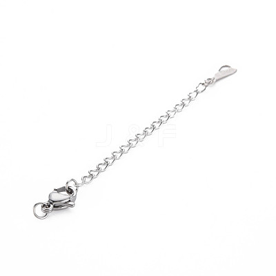 Tarnish Resistant 304 Stainless Steel Chain Extender STAS-N088-40P-1