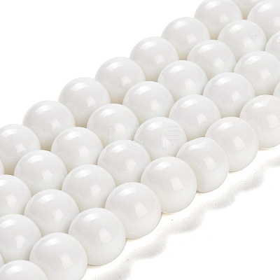 Painted Glass Bead Strands LS-DGLA-S071-12mm-01-1