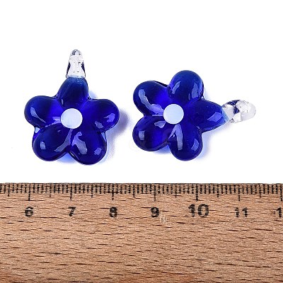 Handmade Lampwork Pendants LAMP-Q039-21J-1