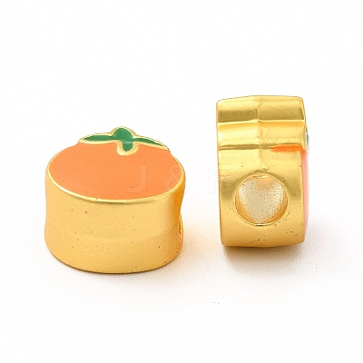 Rack Plating Alloy Enamel Beads PALLOY-A001-06MG-02-1