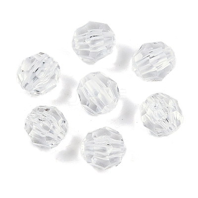 Transparent Acrylic Beads OACR-Q015-02B-1