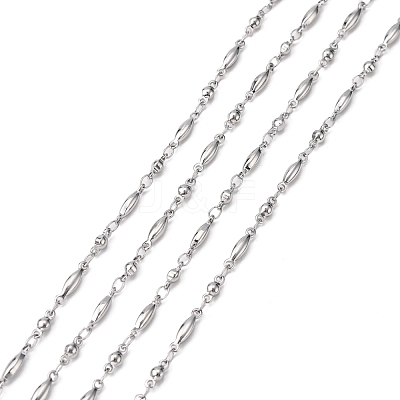 Tarnish Resistant 304 Stainless Steel Link Chains CHS-K001-83-1