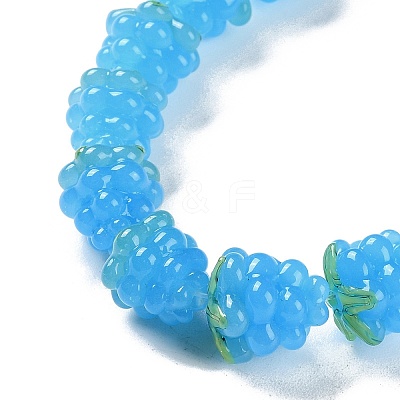 Handmade Lampwork Beads Strands LAMP-Q036-05G-1
