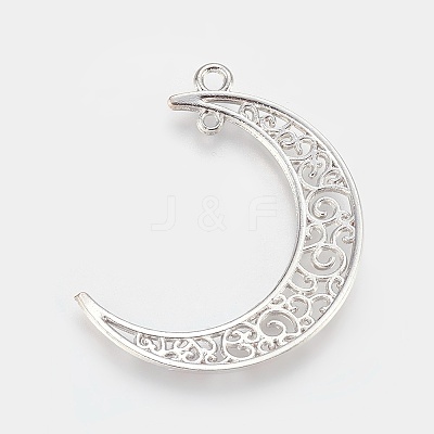 Tibetan Style Alloy Hollow  2-Loop Link Pendants TIBEP-5312-P-LF-1