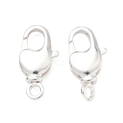 Brass Lobster Claw Clasps KK-H532-17E-S-1