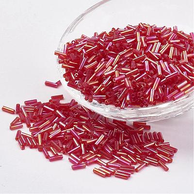 Glass Bugle Beads SEED-E001-12mm-165-1
