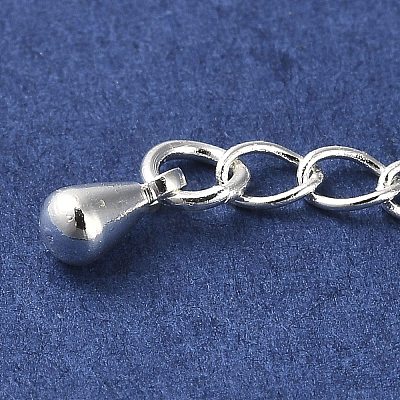 Brass Curb Chain Extender KK-Q807-13S-1