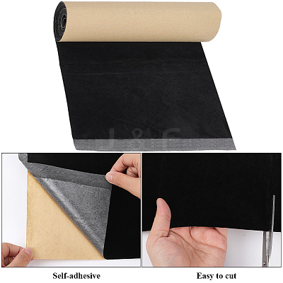 1Pc Flocking Cloth Self-adhesive Fabric DIY-CY0001-88D-1