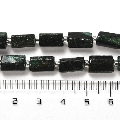 Natural Fuchsite Beads Strands G-N327-06-35-1