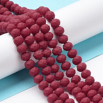 Glass Beads Strands EGLA-A034-P2mm-MD02-1